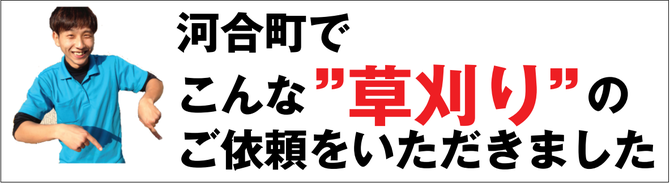 河合町で草刈り業者 河合町で草刈り業者