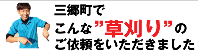 三郷町で草刈り業者 三郷町で草刈り業者